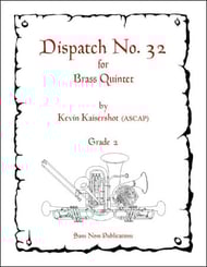 Dispatch No. 32 Brass Quintet cover Thumbnail